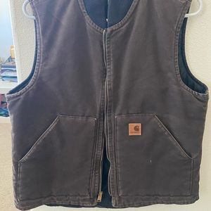 Carhartt mens medium brown vest